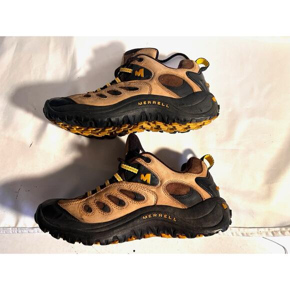 VTG MERRELL REFLEX BROWN LOW PERFORMANCE HIKING TRAIL SHOES BOOTS WOMENS SZ 6.5 - Picture 3 of 8
